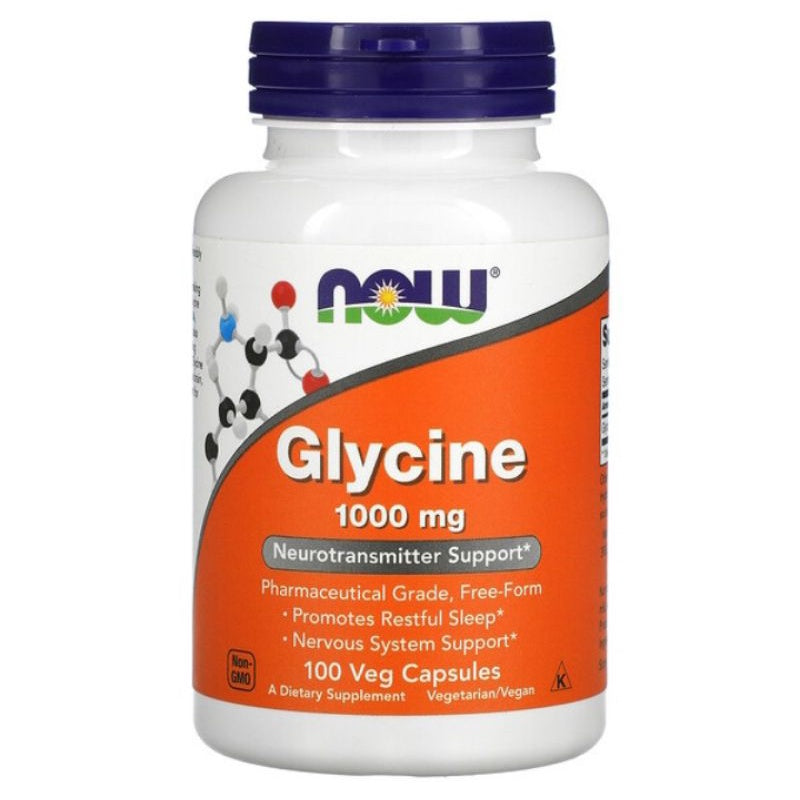 LowCostPh | NOW Foods, Life Extension Glycine, 1,000 mg, 100 Veg Caps, Amino Acid for Healthy Sleep
