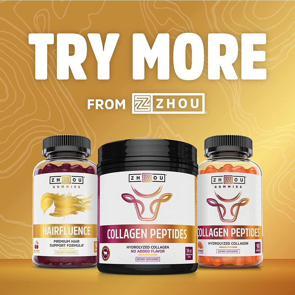 HealthilyYou | Zhou Hairfluence, NaturesPlus, Ultra Hair, For Men & Women, w/ MSM &Select Botanical