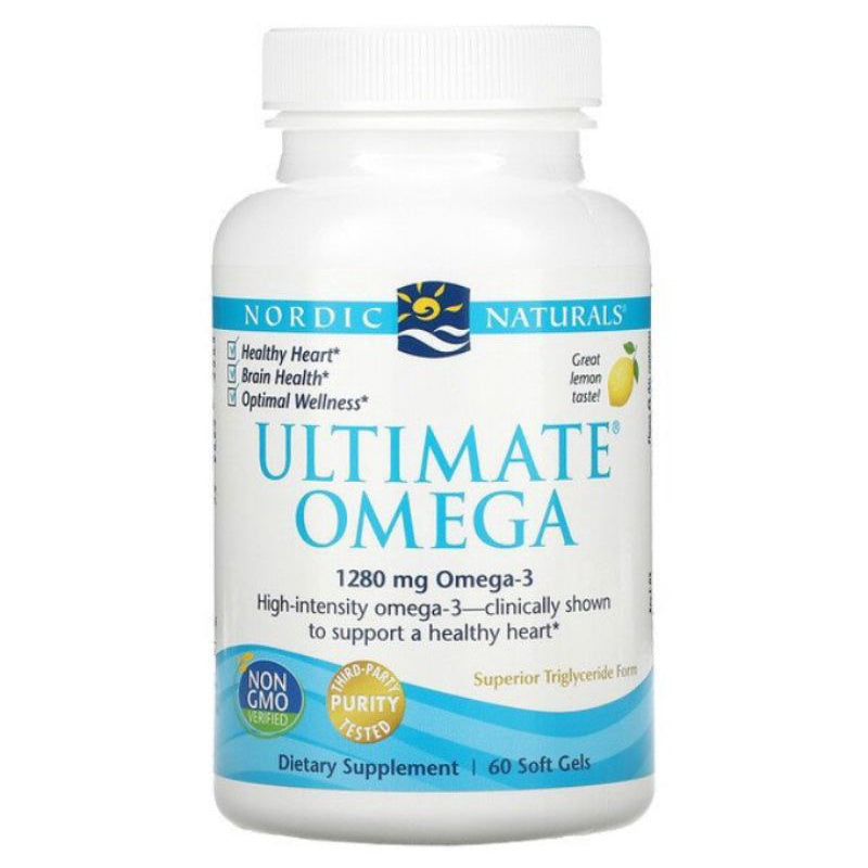 LowCostPh | Nordic Naturals, Ultimate Omega, Lemon, 1,280 mg, | Garden of Life, Advanced Omega