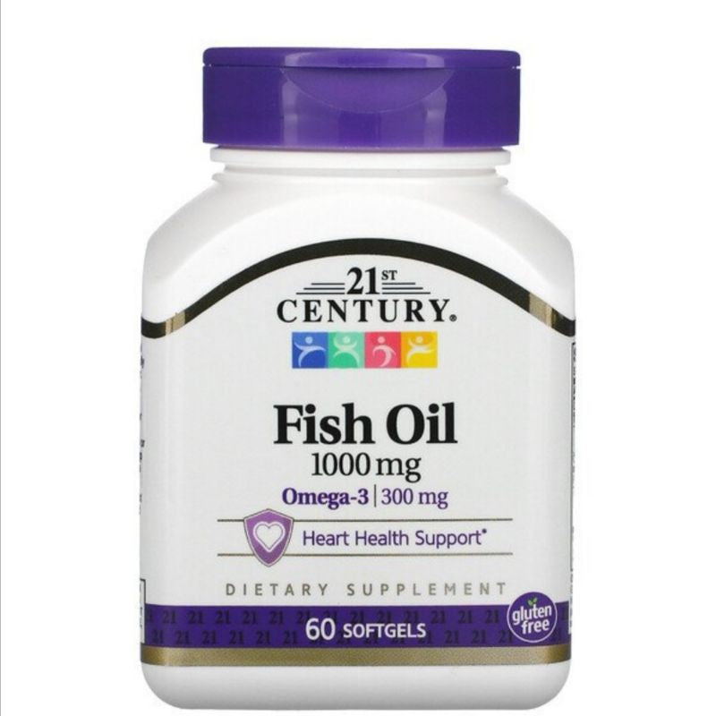LowCostPH | 21st Century, Fish Oil, 1,000 mg 60/120/300 Softgels, 1,200 mg