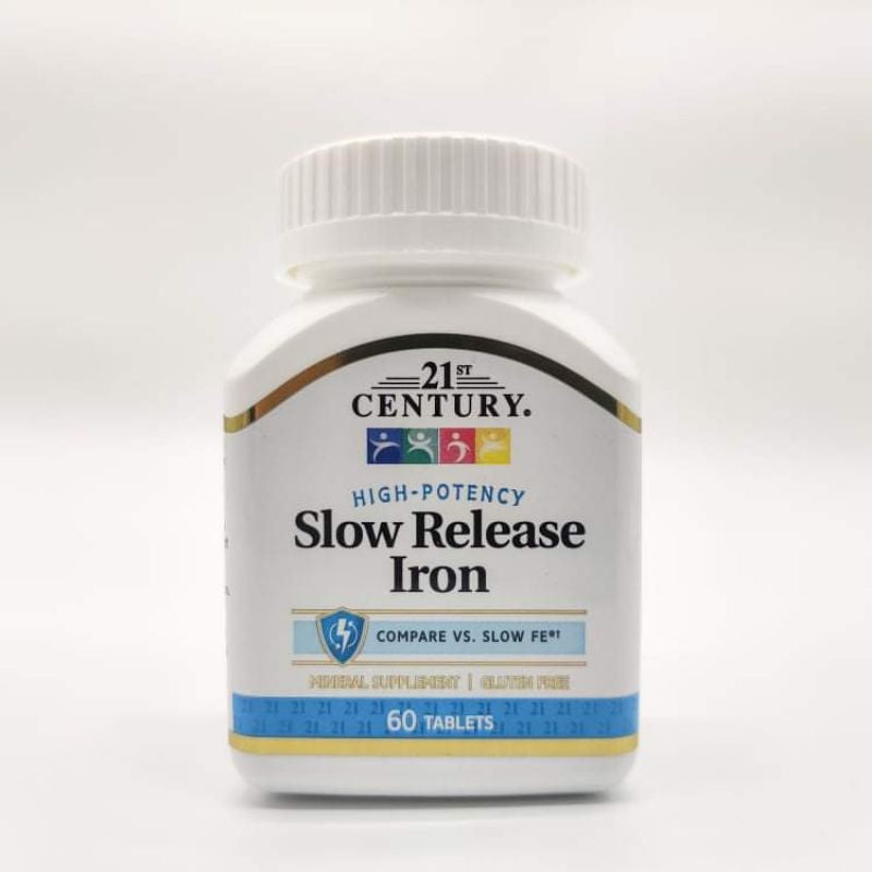 USA Onhand | 21st Century, Iron 65 mg, Iron 27 mg, Slow Release Iron Dietary Supplements.