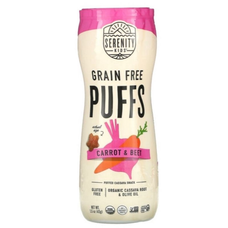 Low Cost Ph | Serenity Kids, Grain Free Puffs, Tomato & Mushroom, 1.5 oz (43 g)