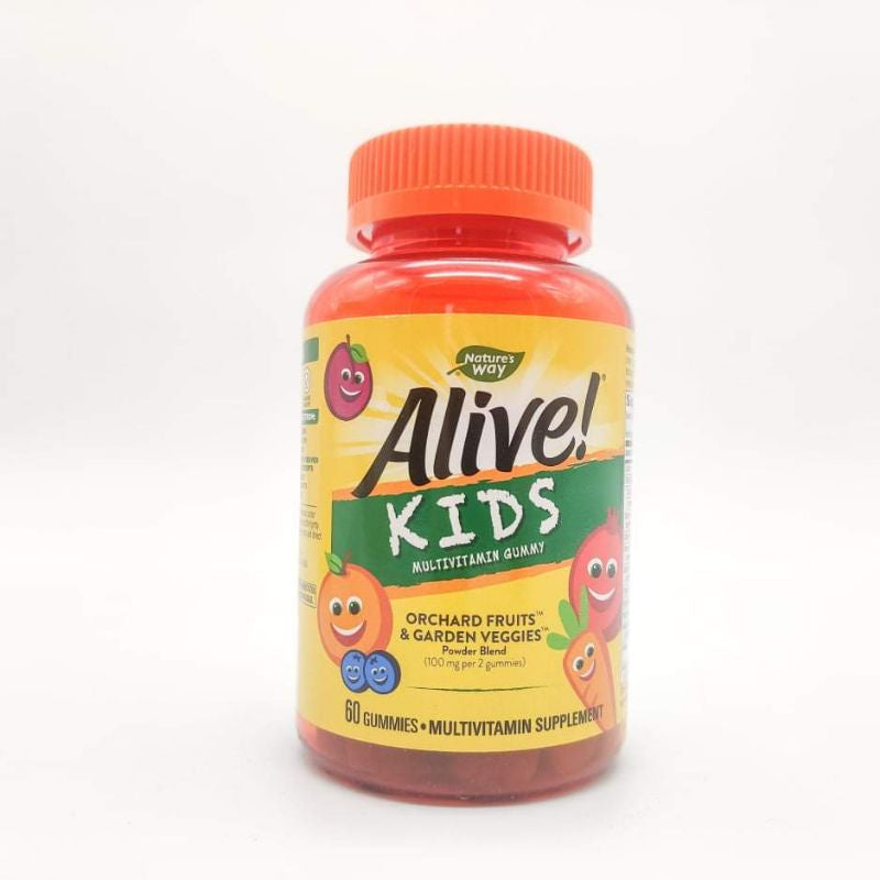 USA Onhand | Nature's Way, Alive! Kid's Chewable Complete Multivitamin, Orange + Berry