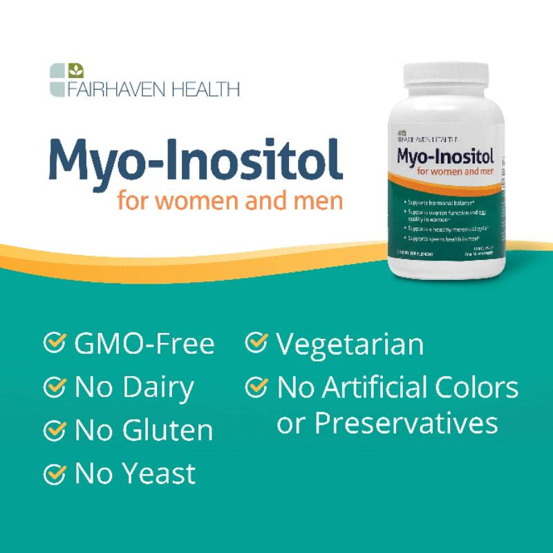 LowCostPh | Myo + D-Chiro, Myo Inositol, 120 Caps, Eu Natural, Regulate, Fertility Support