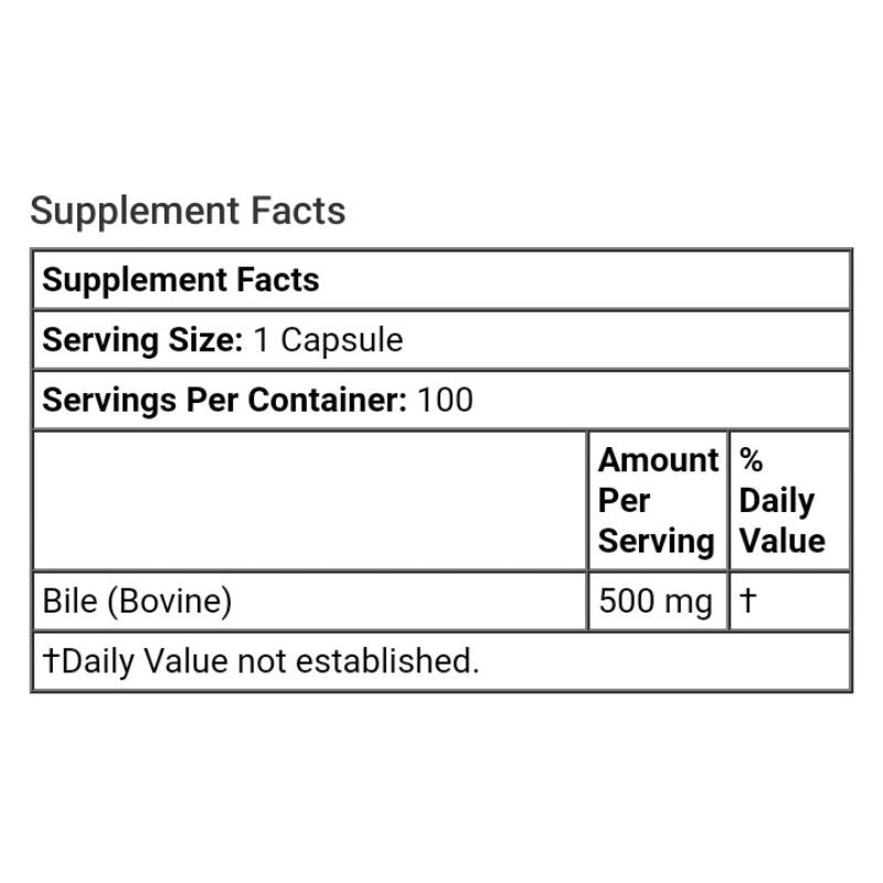 Low Cost PH | Nutricology Ox Bile, 50mg|125mg Vegicaps No Gallbladder, Digestive Enzymes for Liver