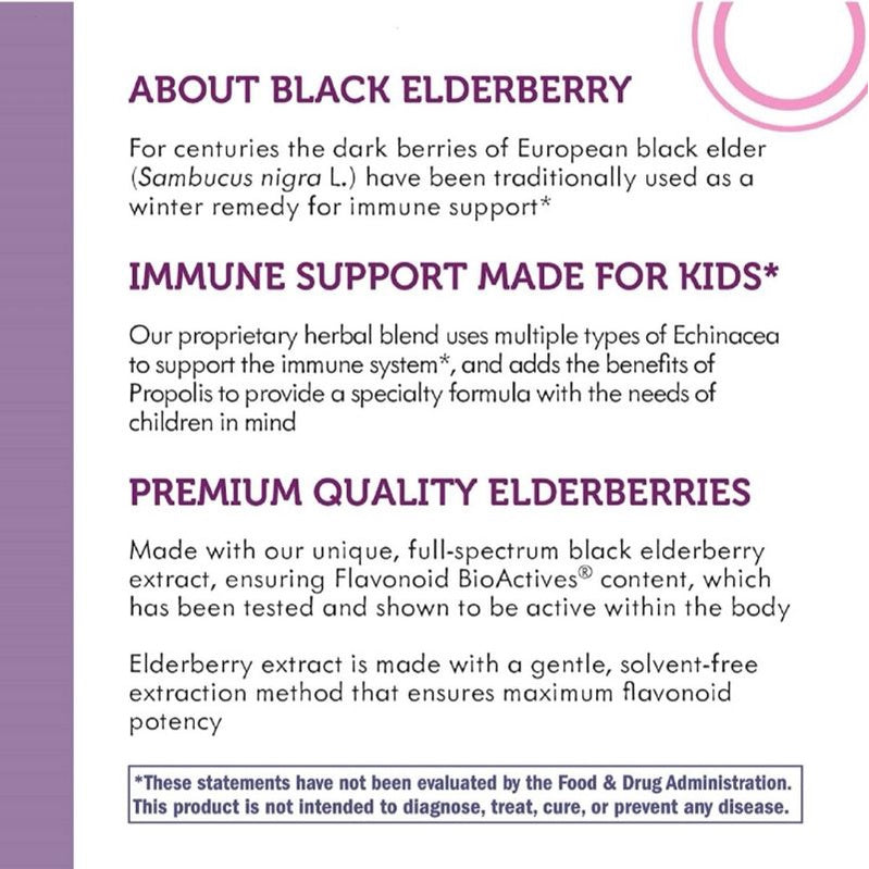 LowCostPh | Nature's Way, Sambucus for Kids, Standardized Elderberry, Immune Syrup, 120 | 240 ml