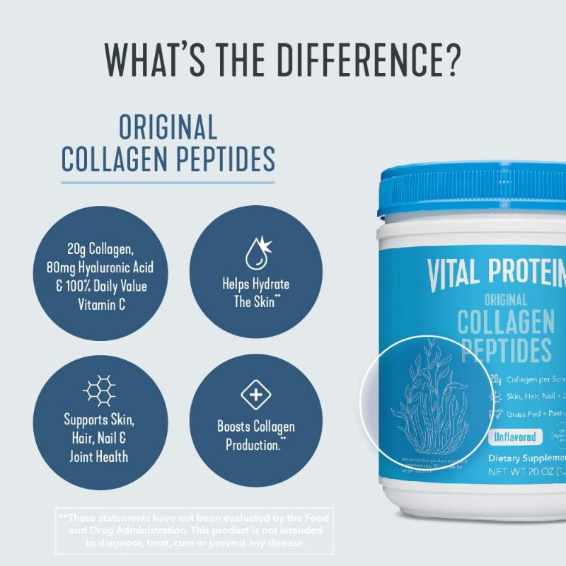 USA Onhand | Vital Proteins, Collagen Peptides, Unflavored, 10 oz (284 g)