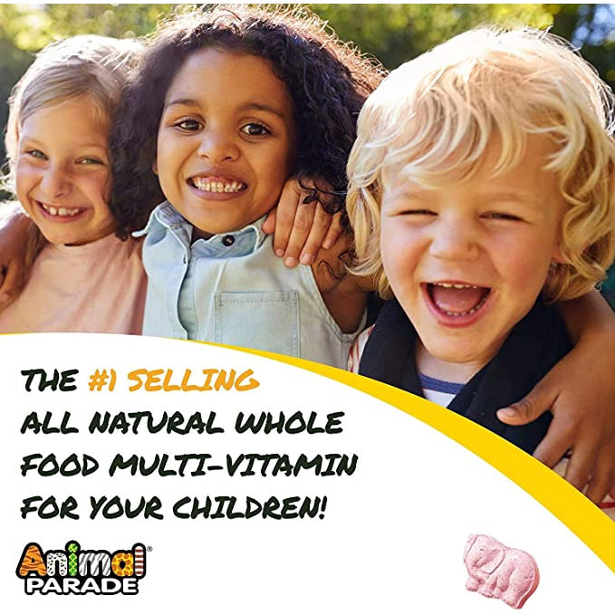 LowCostPh | NaturesPlus Animal Parade KidZinc, Tangerine Flavor - 90 Animal-Shaped Lozenges - Organi