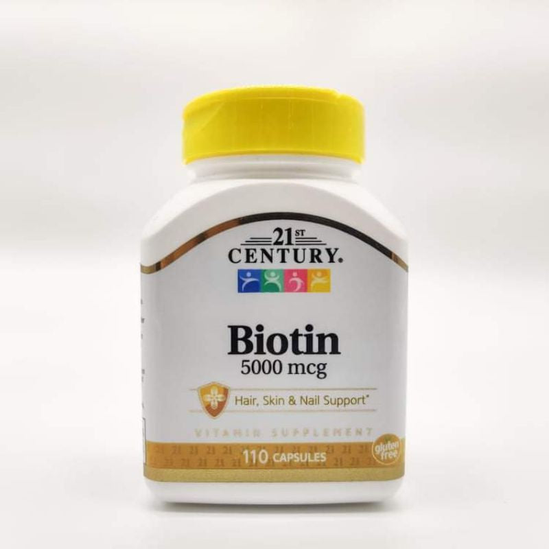 USA Onhand | 21st Century, Biotin, 800 mcg, Hair, Skin & Nail Support| Healthy Aging Support