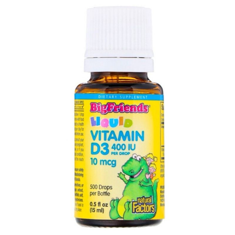 LowCostPH | Natural Factors, Big Friends, Vitamin D3, Multi-Vitamin & Minerals, Vitamin C, Magnesium
