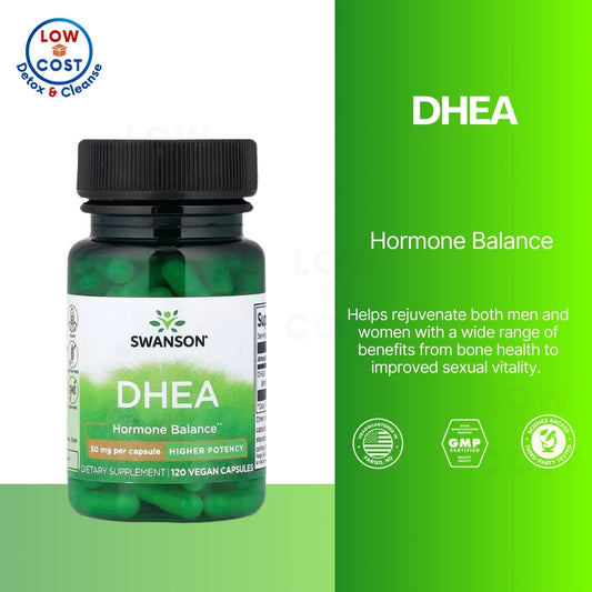 LowCostPH | Swanson, DHEA, 50 mg , 120 Capsules, Hormone Balance, Mood and Cognitive Function