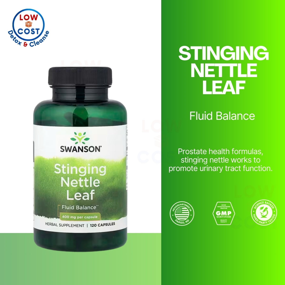 LowCost PH| Swanson, Stinging Nettle Leaf, 400 mg , 120 Caps