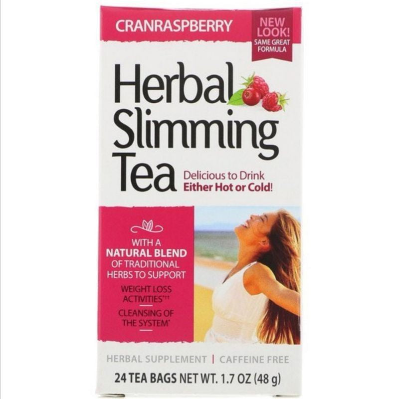 LowCostPH | 21st Century Herbal Slimming Tea Honey Lemon Caffeine Free, 24 Tea Bags, 1.7 oz (48 g)