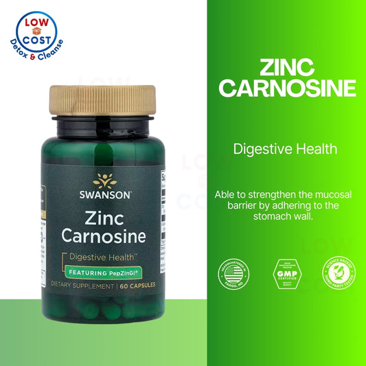 Lowcostph | Swanson, Zinc Carnosine, 60 Capsules