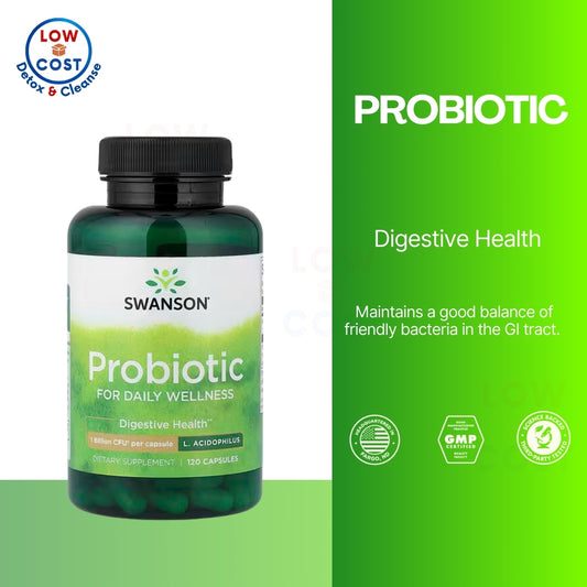 LowCost PH| Swanson, Probiotic, 1 Billion CFU, 120 Capsules