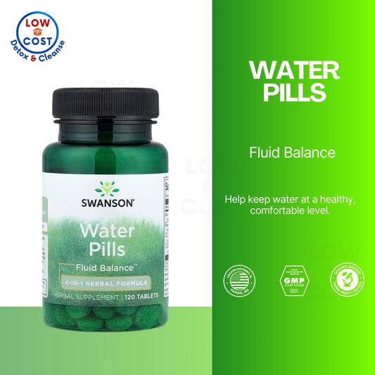 LowCost PH| Packaging Swanson, Water Pills, 120 Tablets