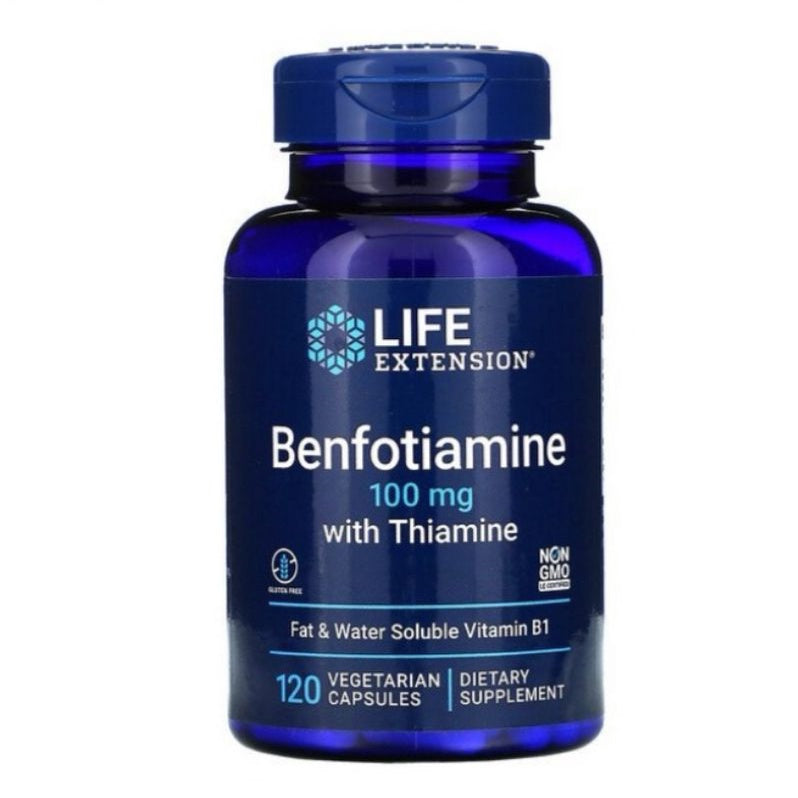 LowCostPH | Life Extension, Benfotiamine with Thiamine 100mg , Mega Benfotiamine 250mg