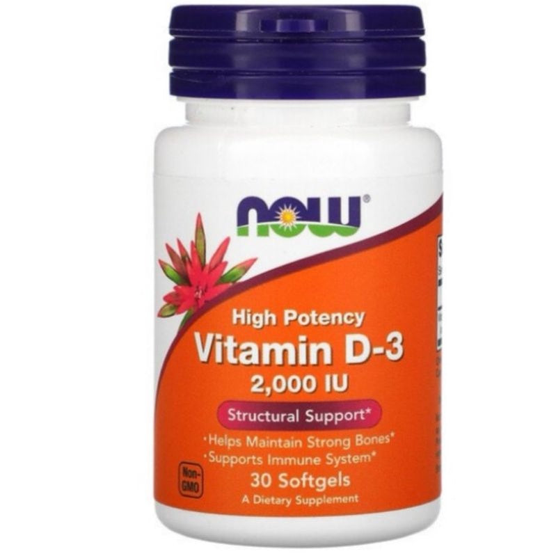 Low Cost PH | NOW, High Potency Vitamin D3, Helps Maintain Strong Bones Supports Immune System