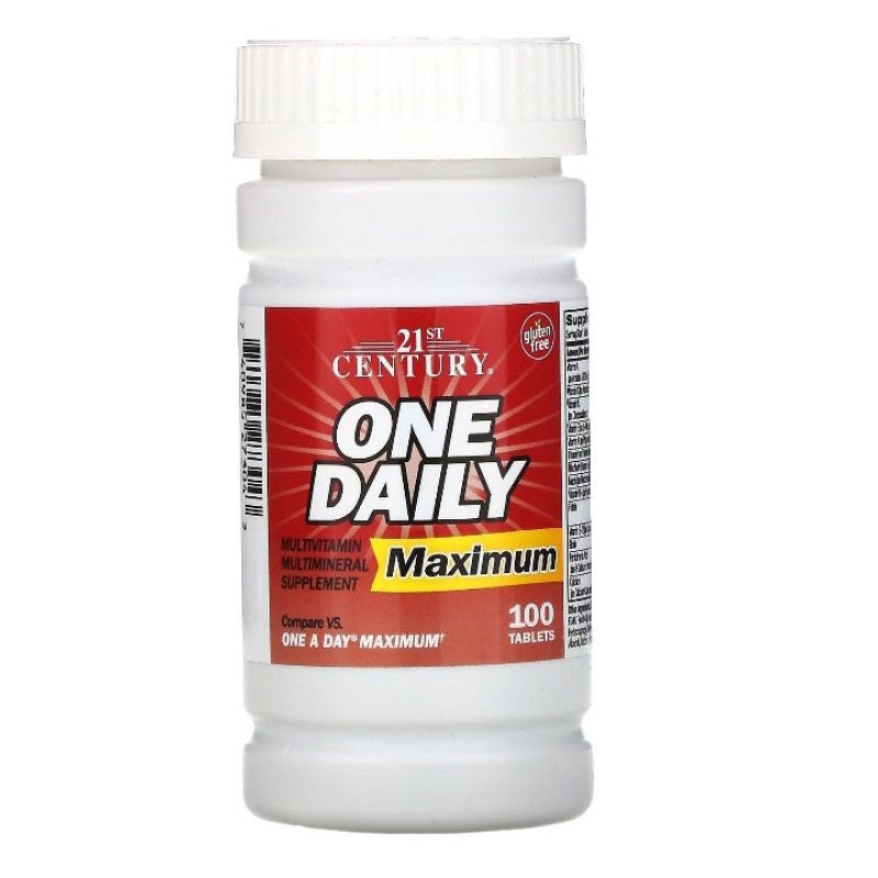 Low Cost PH | One Daily, Maximum, 100 Tablets Multivitamin Multimineral Supplement