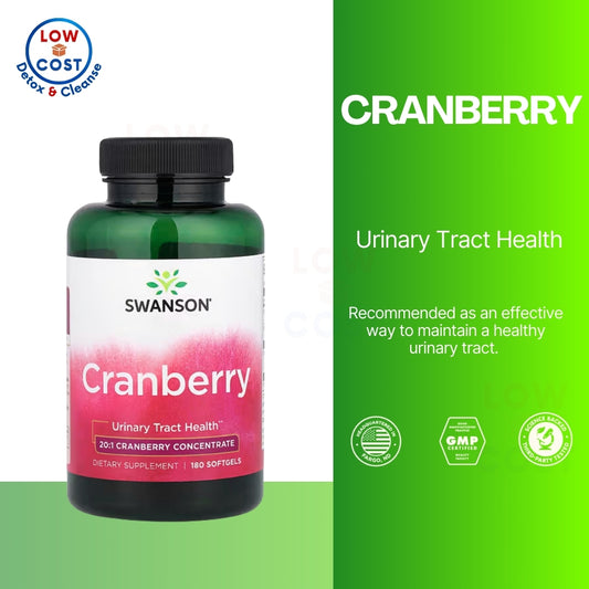 LowCostPh | Swanson, Cranberry, 180 Softgels