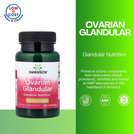 Lowcostph | Swanson, Ovarian Glandular, 250 mg, 60 Capsules