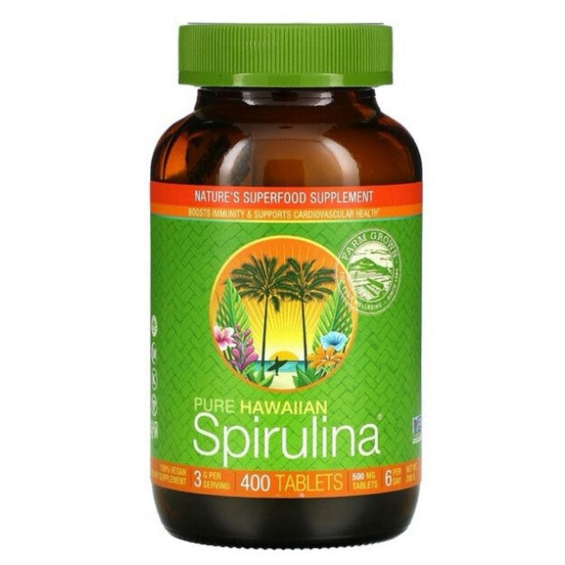 Low Cost PH | Nutrex Hawaii, Pure Hawaiian Spirulina 500 mg, Vegan, Supports Immune System, Heart.