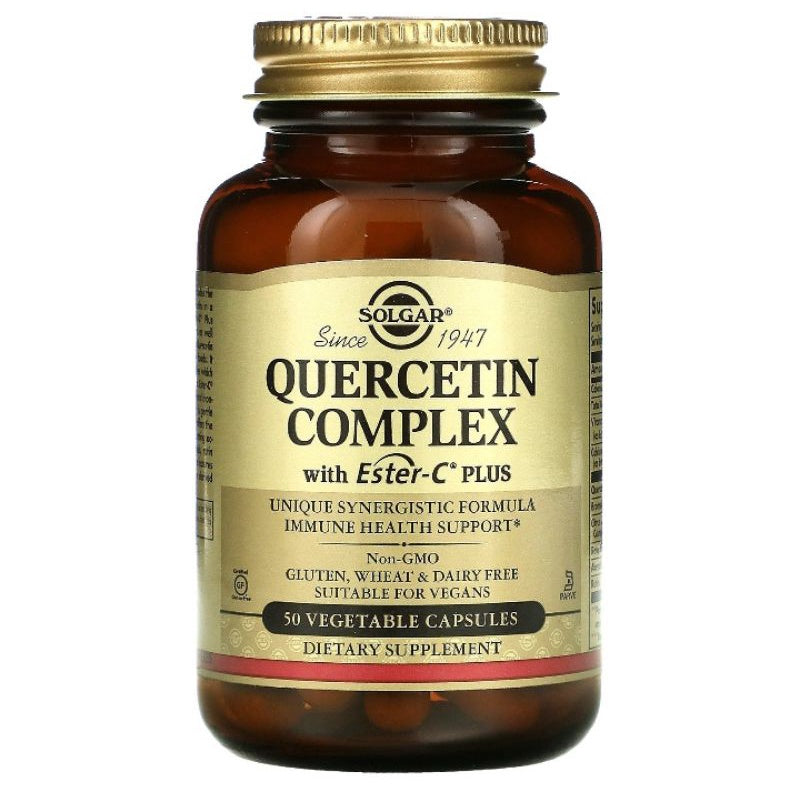 LowCostPH | Solgar, Quercetin Complex with Ester-C Plus, 50 | 100 Veg Caps | MegaFood Complex C