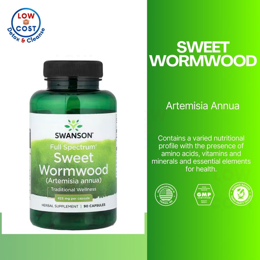 LowCostPH | Swanson, Full Spectrum Sweet Wormwood, 425 mg, 90 Capsules