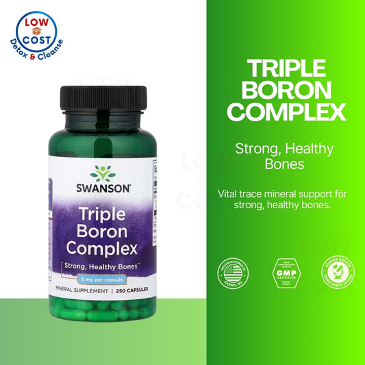 LowCostPH | Swanson, Albion, Boron, 6 mg, Triple Boron Complex, 3mg, Strong, Healthy Bones  Mineral