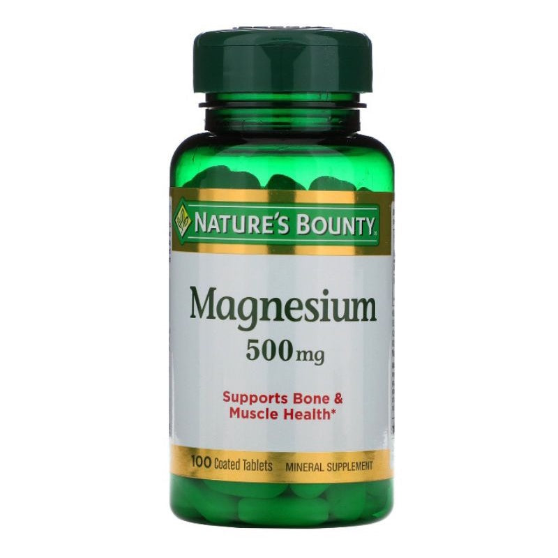 Low Cost PH | Nature's Bounty Magnesium, 500 mg, 200 Coated Tablets