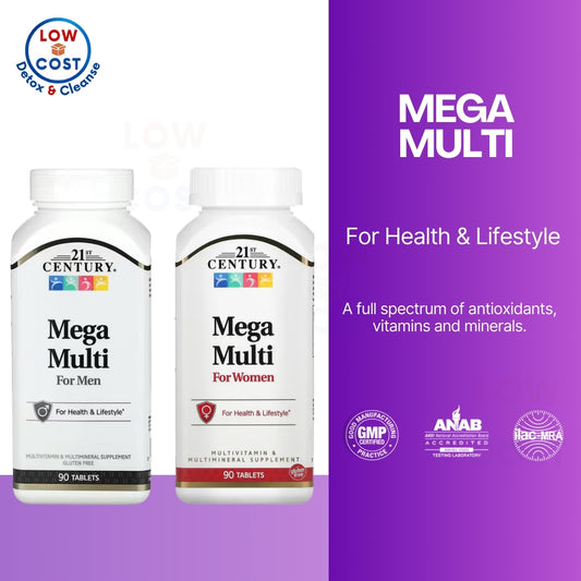 LowCostPh | 21st Century, Mega Multi for Men and Women, Multivitamin, Garden of life Vitamin Code