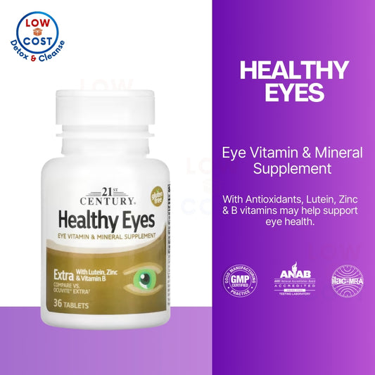 LowCostPh | 21st Century Healthy Eyes, Extra With Lutein Zinc & Vitamin B Lutein with Antioxidant
