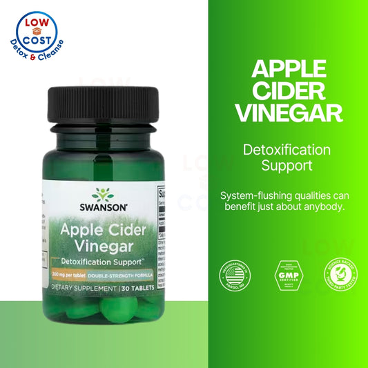 LowCostPH | Swanson, Apple Cider Vinegar, 200 mg, Tablets Detoxification Support