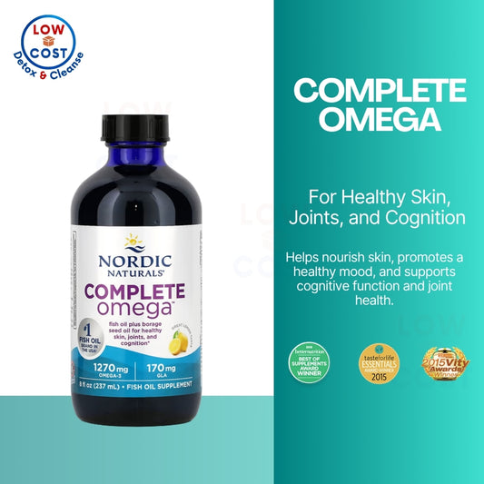 LowCostPH| Nordic Naturals, Complete Omega, Lemon, 8 fl oz (237 ml)