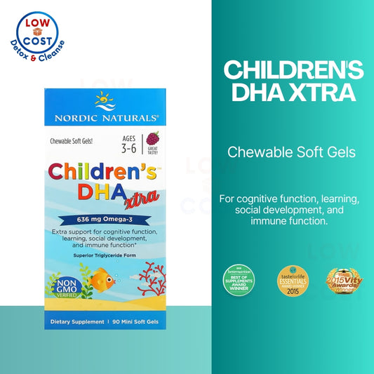 LowCostPH | Nordic Naturals, Children's DHA, Ages 1-6, Strawberry, Vegetarian, Brain Support