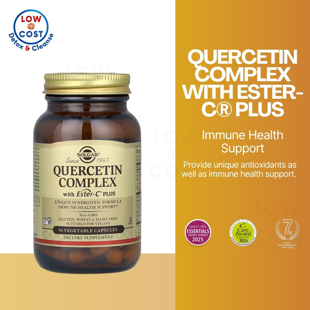 LowCostPH | Solgar, Quercetin Complex with Ester-C Plus, 50 | 100 Veg Caps | MegaFood Complex C