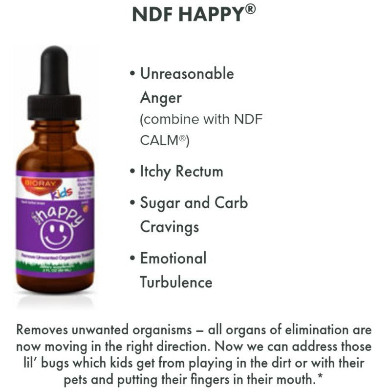LowCostPh | Bioray, Kids, NDF, Tummy, Sleepy, Happy, Calm, Popper, 2 fl oz | 4 fl oz