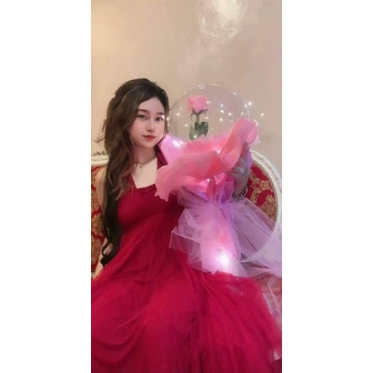 Low Cost PH | Bobo Balloon LED Rose Bouquet Bobo Luminous Balloons Gift Wedding Birthday Party Gift