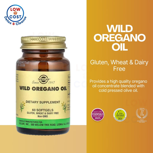 LowCostPH| Solgar, Wild Oregano Oil, 60 Softgels