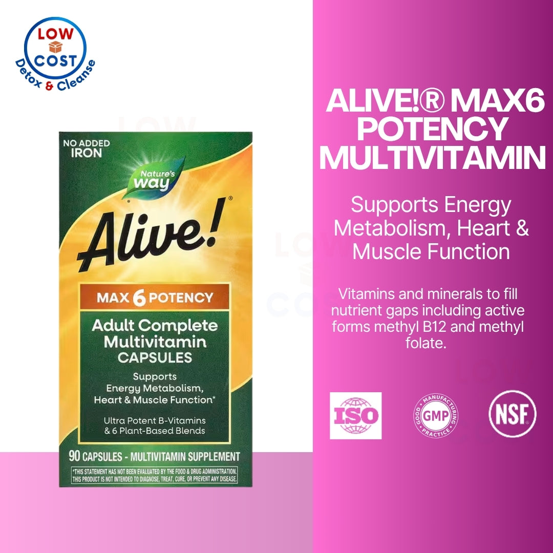 Nature's Way, Alive!® Max6 Potency Multivitamin