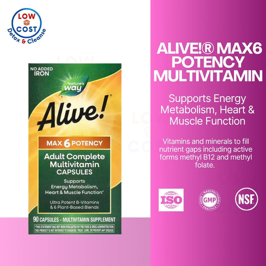 Nature's Way, Alive!® Max6 Potency Multivitamin