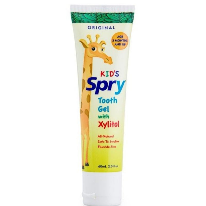 Low Cost Ph | Xlear, Kid's Spry Tooth Gel, with Xylitol, Strawberry Banana, Original, Bubblegum.