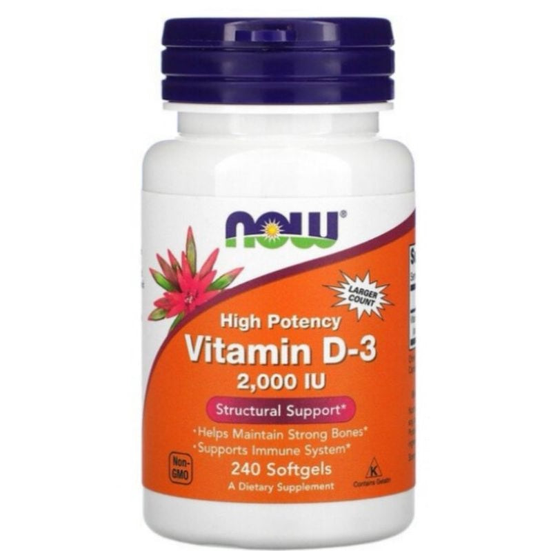 Low Cost PH | NOW, High Potency Vitamin D3, Helps Maintain Strong Bones Supports Immune System