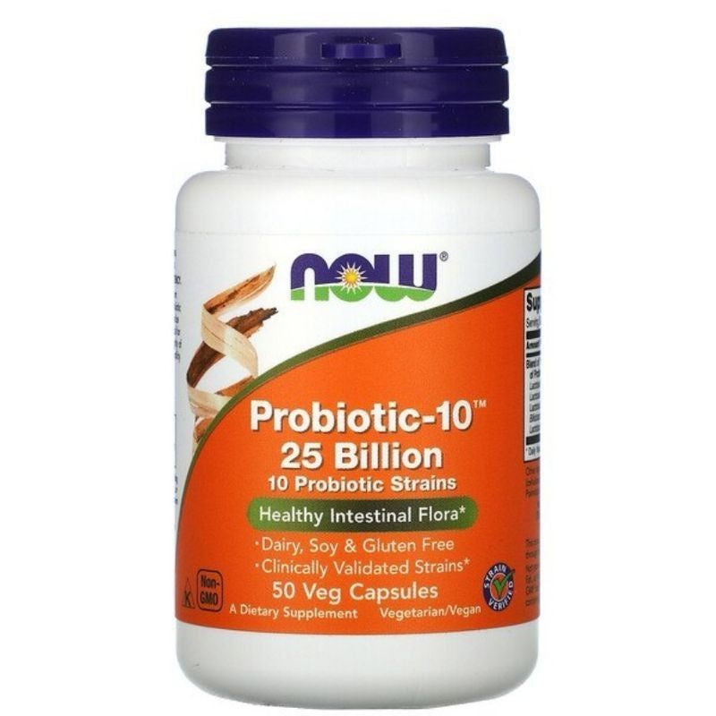 LowCostPH | Now Foods, Probiotic-10, 25 Billion, 50 Billion, 100 Billion Dietary Supplement