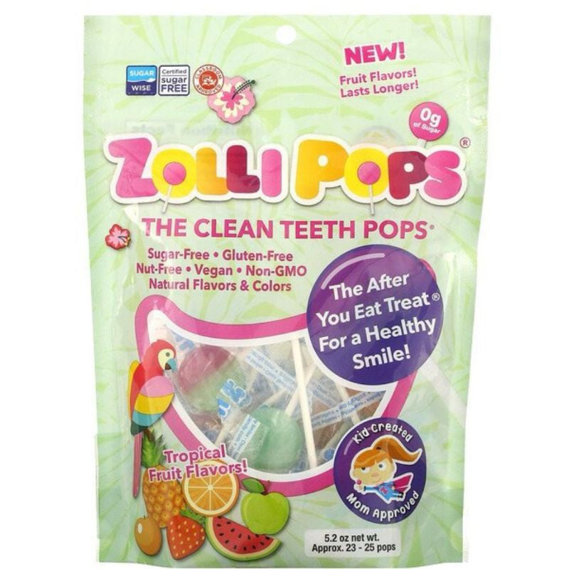 Low Cost PH | Zollipops The Clean Teeth Pops Strawberry, Orange, Raspberry, Cherry, Grape, Pineapple