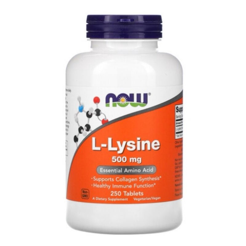 LowCostPh | NOW Foods, Double Strength L-Lysine, 1,000 mg, | 500mg Tablets and Powder