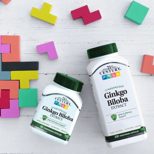 LowCostPH | 21st Century Ginkgo Biloba Extract, Standardized, Brain, Memory & Mental Performance