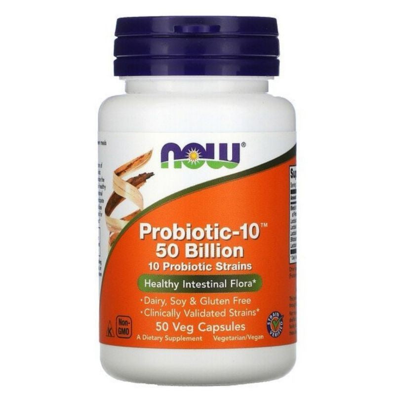 LowCostPH | Now Foods, Probiotic-10, 25 Billion, 50 Billion, 100 Billion Dietary Supplement