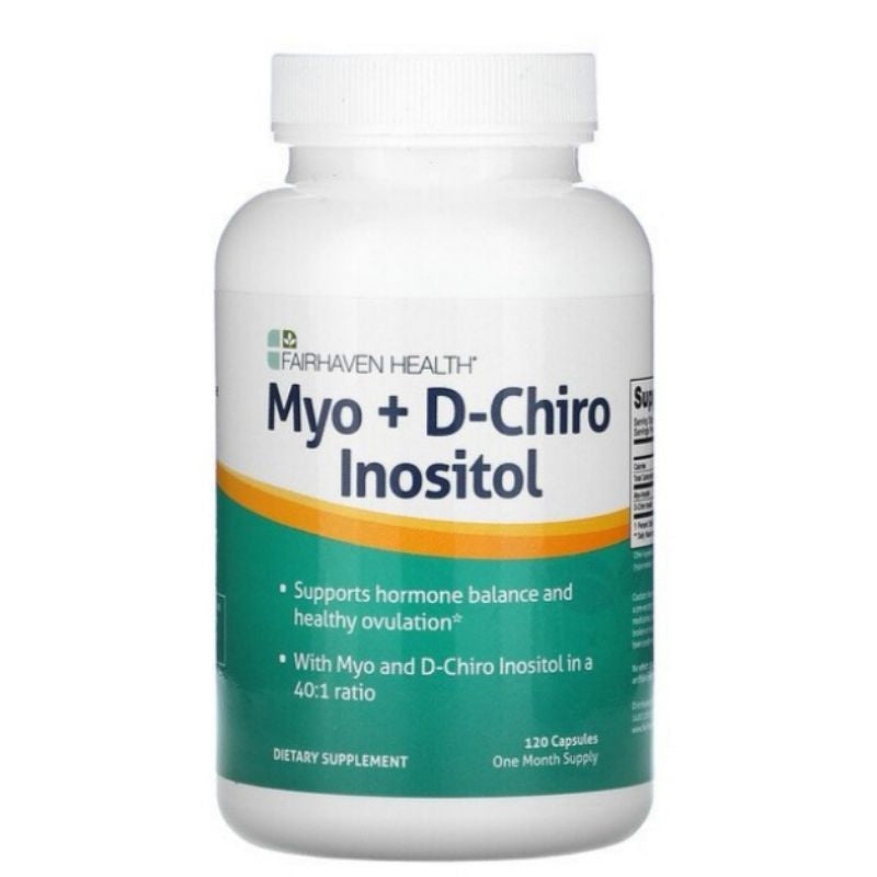 LowCostPh | Myo + D-Chiro, Myo Inositol, 120 Caps, Eu Natural, Regulate, Fertility Support