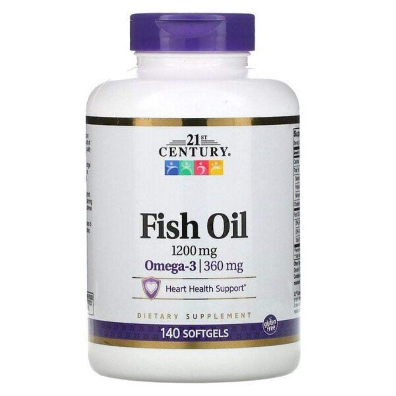 LowCostPH | 21st Century, Fish Oil, 1,000 mg 60/120/300 Softgels, 1,200 mg